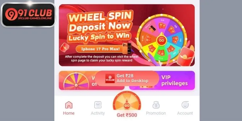 Step by step guide to using 91 club app